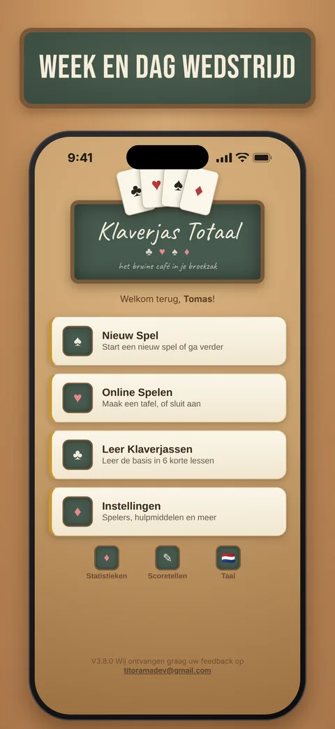 Wekelijkse en dagelijkse wedstrijden