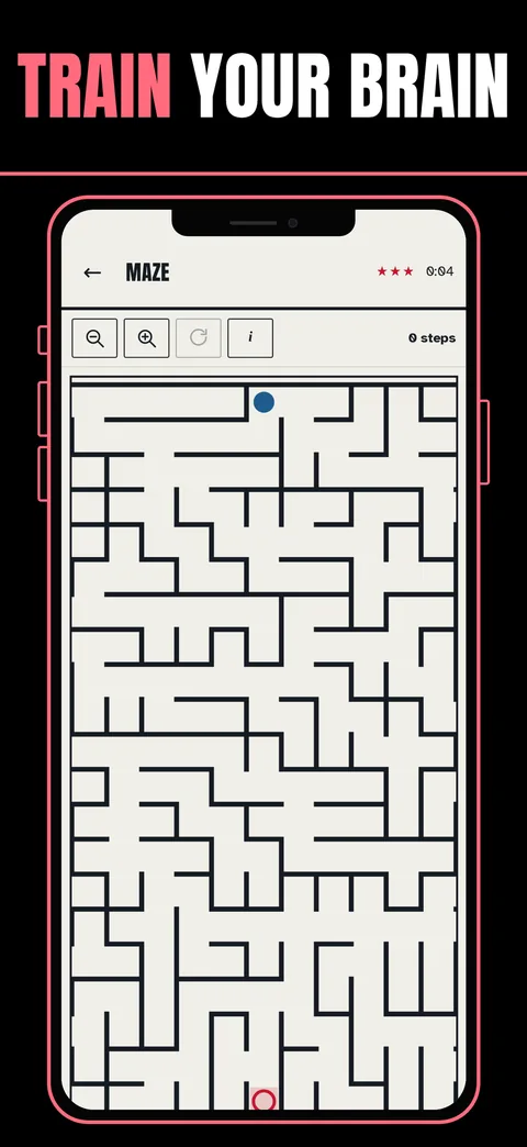 A maze puzzle