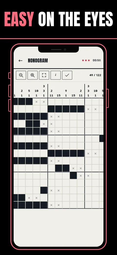 A nonogram puzzle